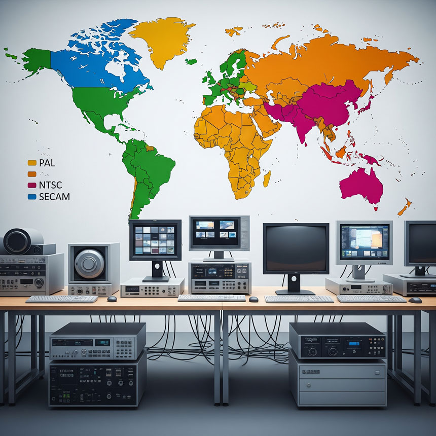Konvertiranje iz PAL, SECAM ali NTSC TV standardov